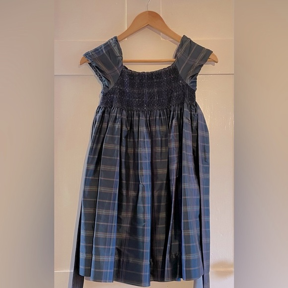 Ralph Lauren silk taffeta smocked holiday dress 6 - Picture 10 of 10
